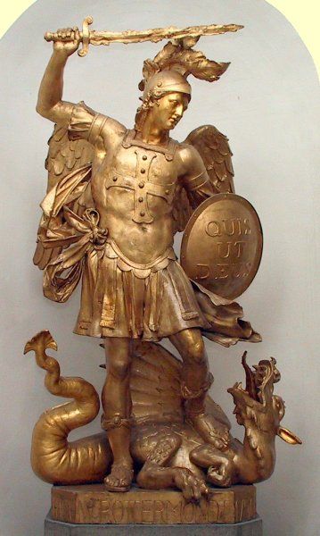 Das Bild zeigt Erzengel Michael